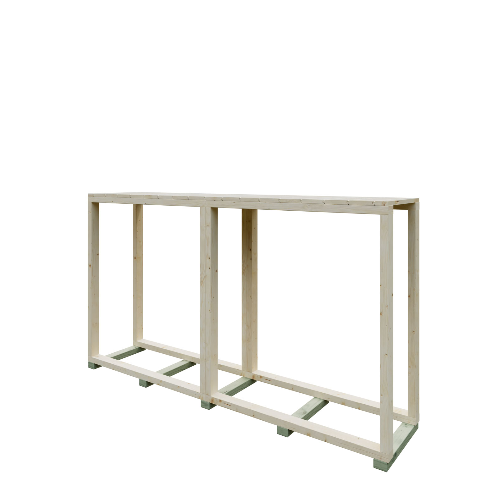 Kaminholz-Speicher 194x43x110cm