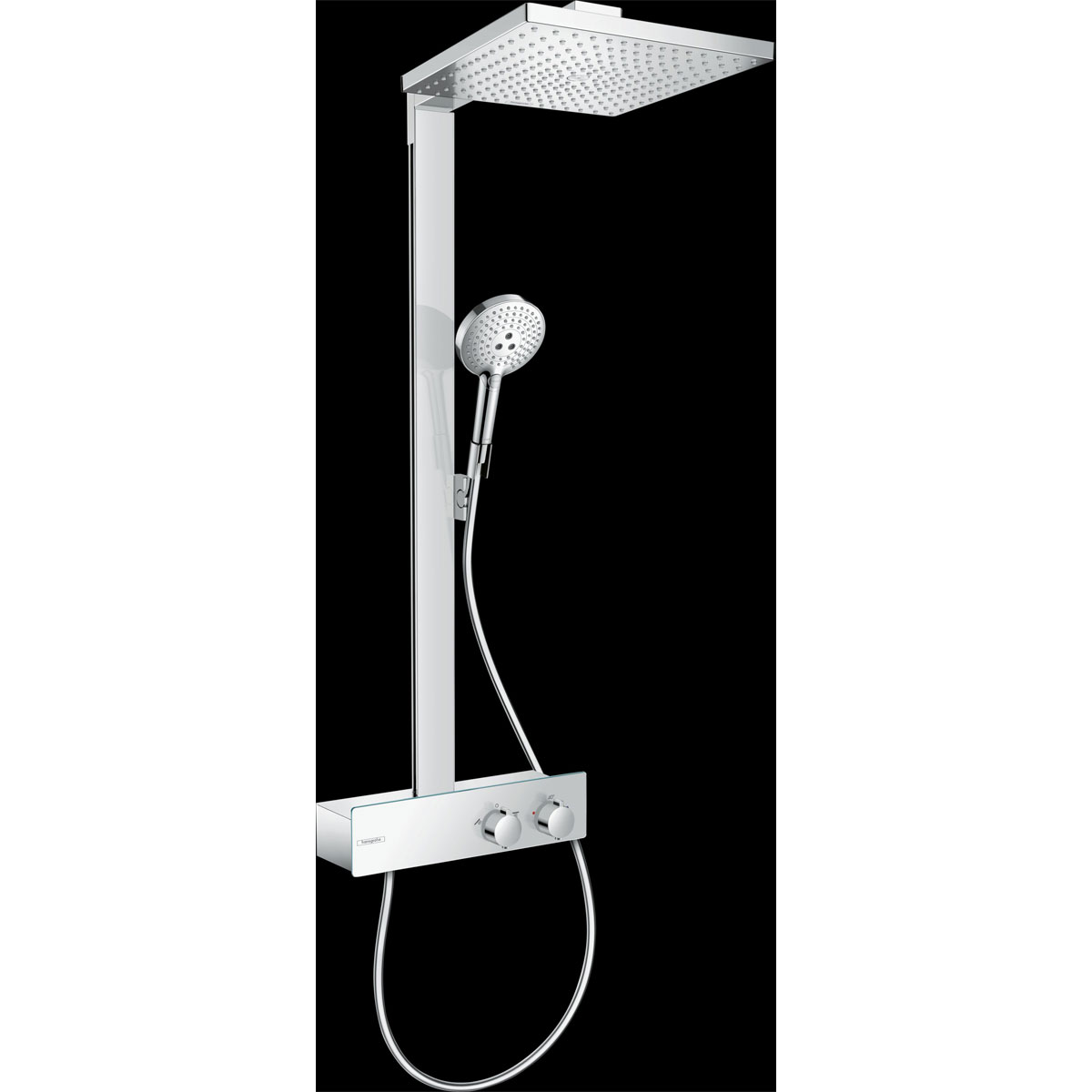 Hansgrohe Duschsystem 300 Raindance E 1 Strahlart mit ShowerTablet 350 Chrom