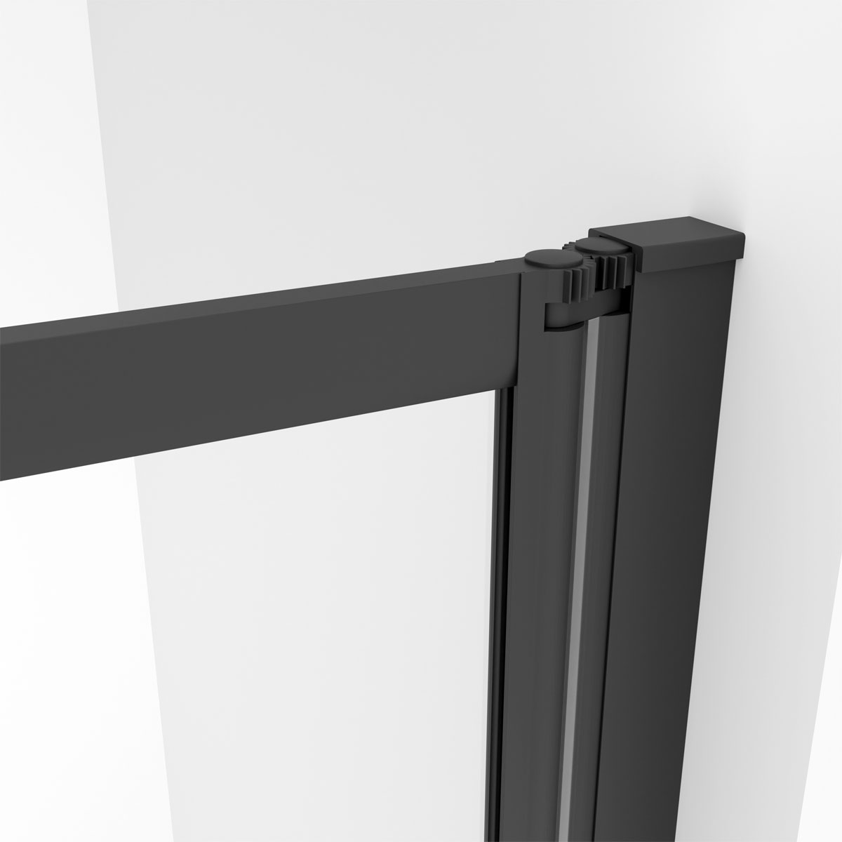 Aurlane Badewannenfaltwand Triple schwarz 125 143 cm Bild 10