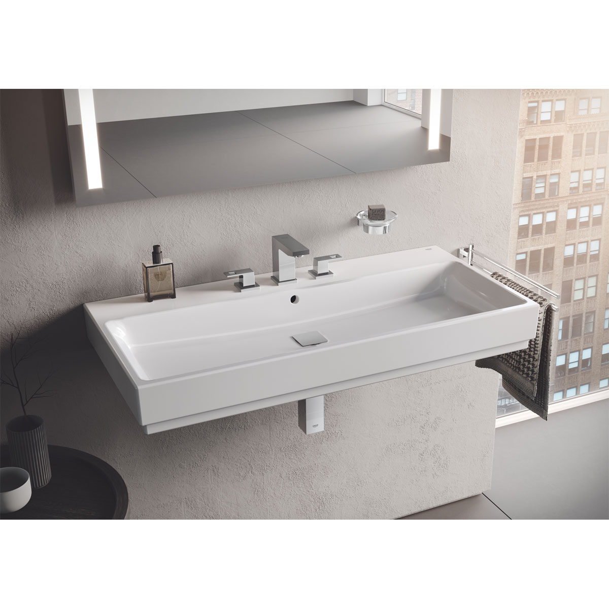 Grohe Seifenbehälter Essentials transparent 11 x 5,8 x 12,5 cm Bild 5