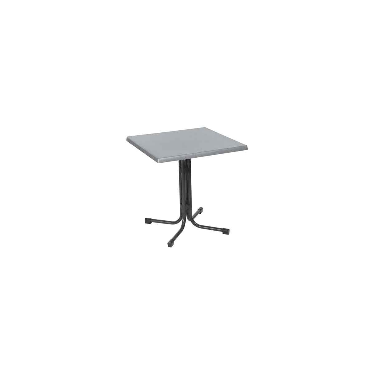 acamp Tisch Piazza 70 x 70 cm anthrazit/inox Bild 1