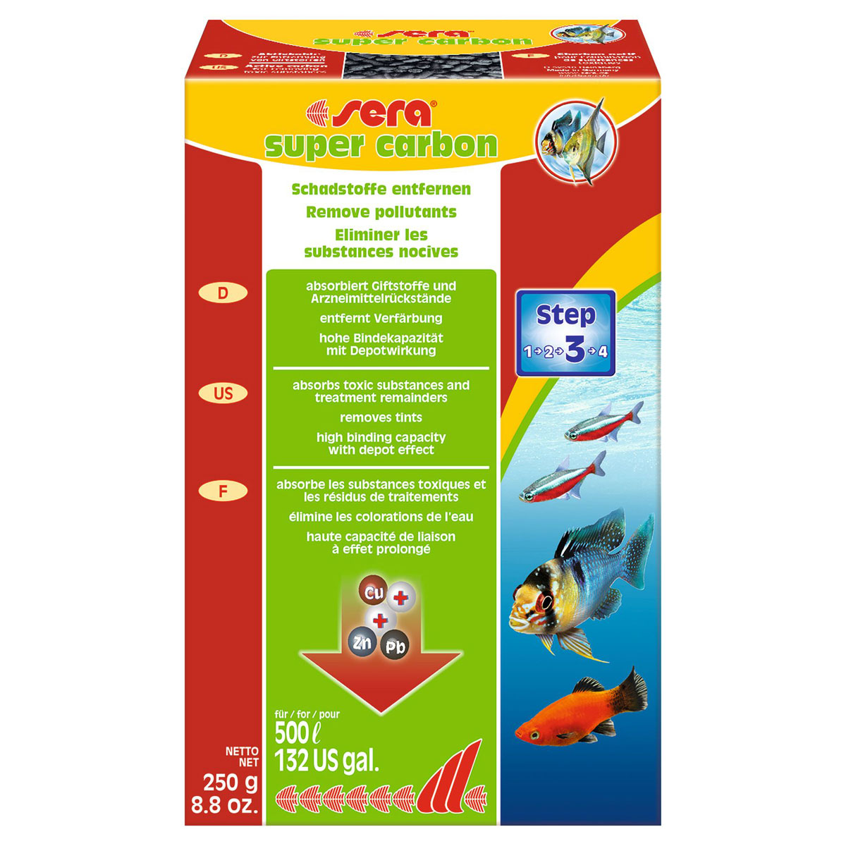 sera  super carbon 250 g