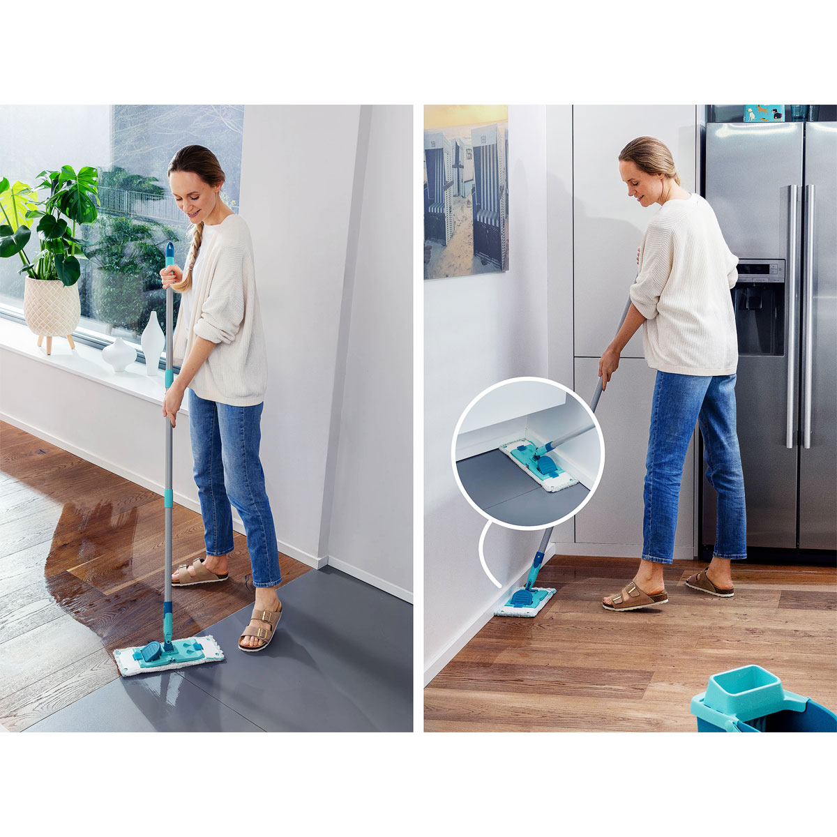 Leifheit Bodenwischer-Set Power Clean Bild 4