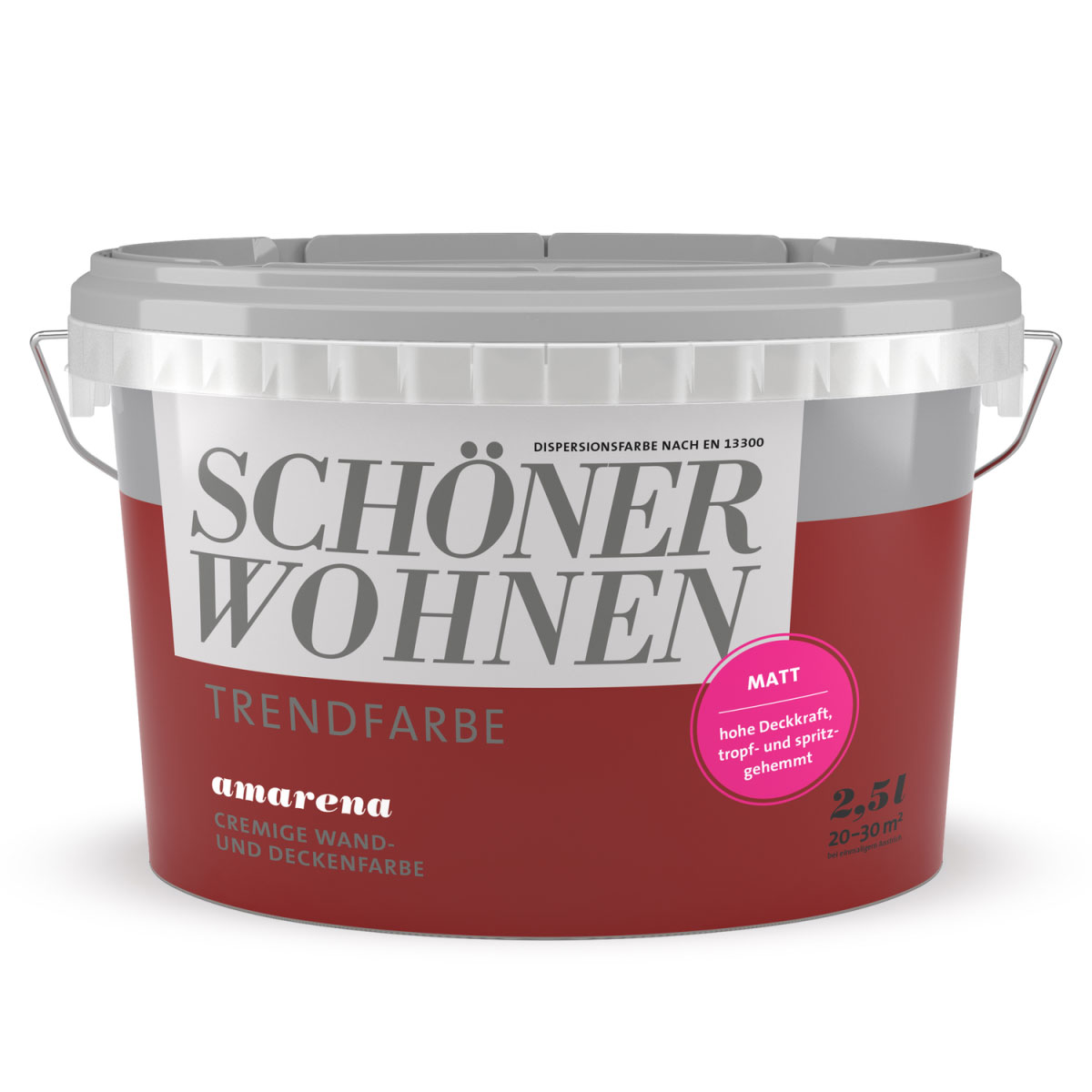 Schöner Wohnen Farbe Trendfarbe Amarena Matt 2,5 L