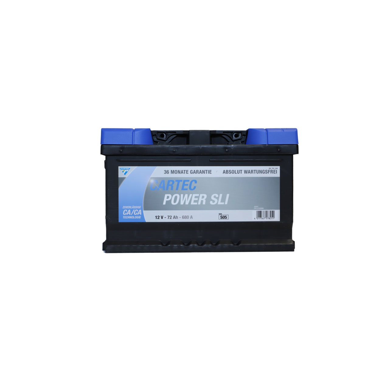 Starterbatterie POWER SLI 72 AH / 680 A
