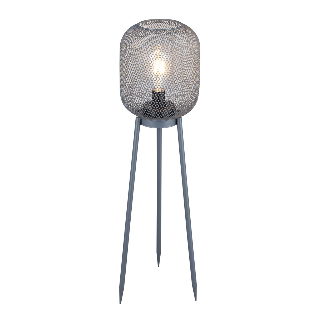 Flector Solar-Laterne Urban Nova 2in1 grau Metall warmweiße LED