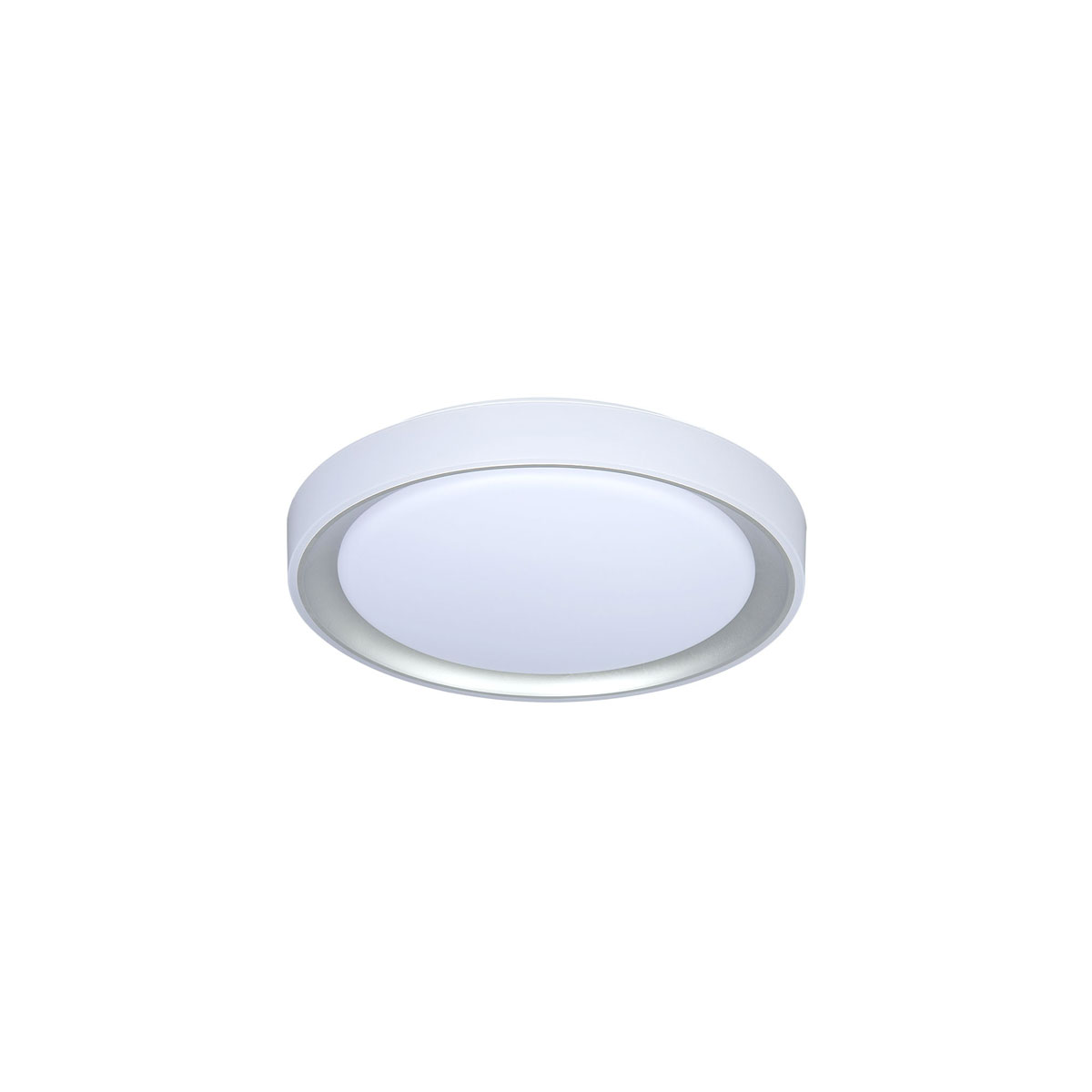 Flector LED-Deckenleuchte Lunetta 24 Watt weiss/silber 3000-6500K Bild 1