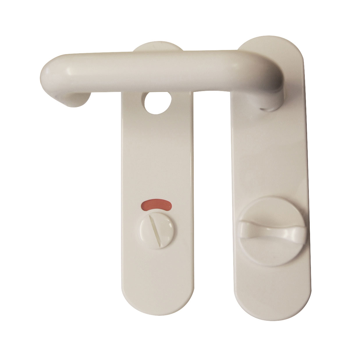 Alpertec Kurzschildgarnitur Nylon für WC weiß