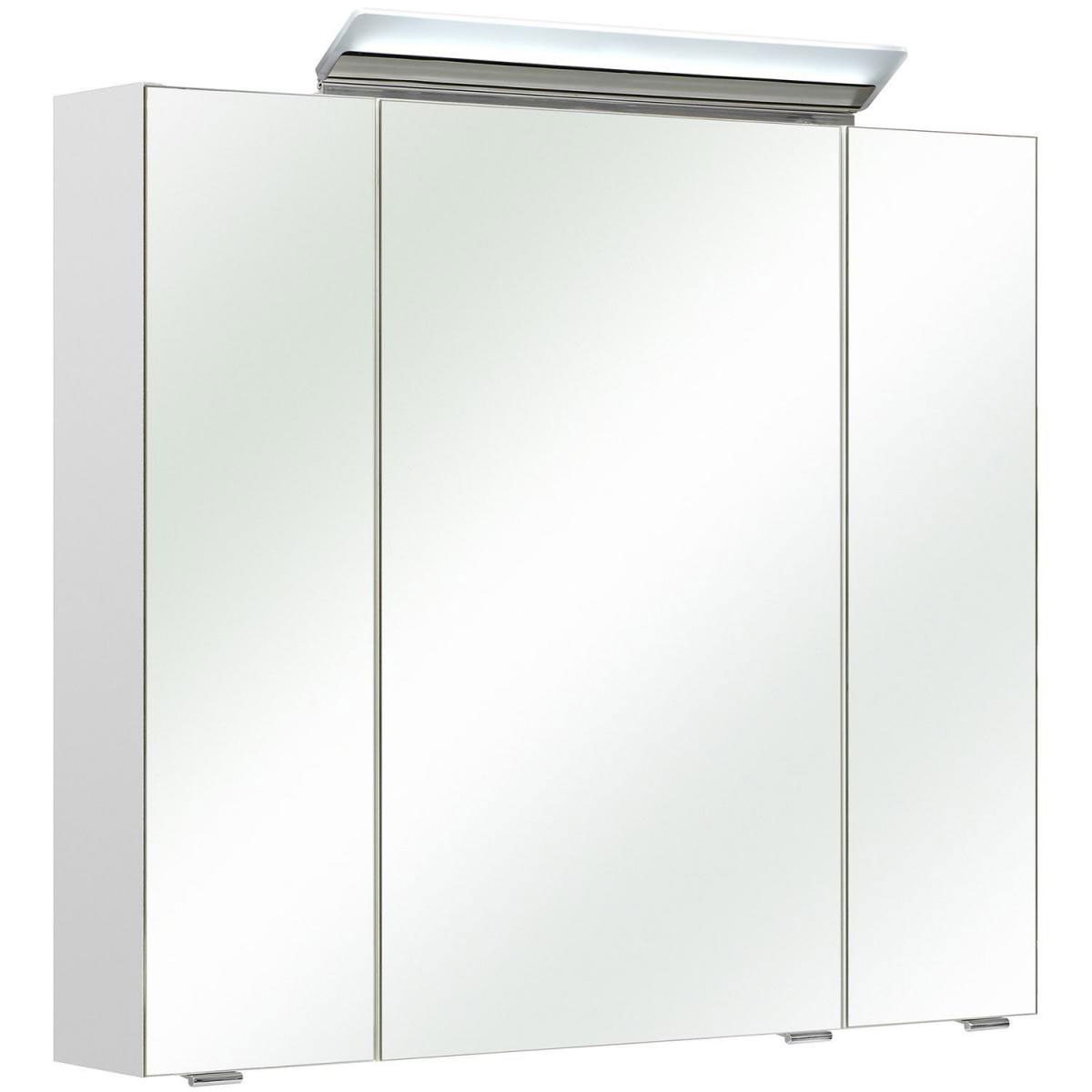 Pelipal LED-Spiegelschrank Oria II B800 weiß Glanz inkl Leuchtmittel