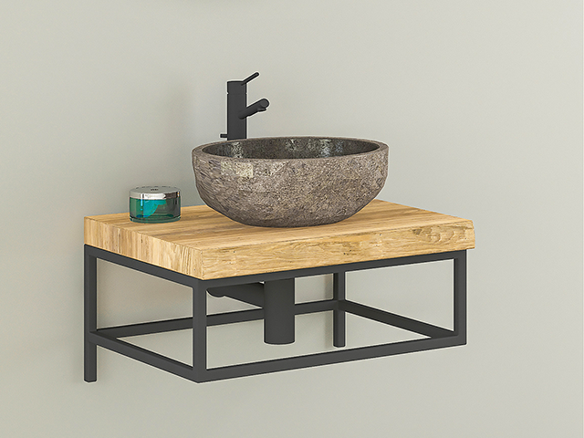 Schwarzes Design Waschbecken Schwarzes Design Waschbecken