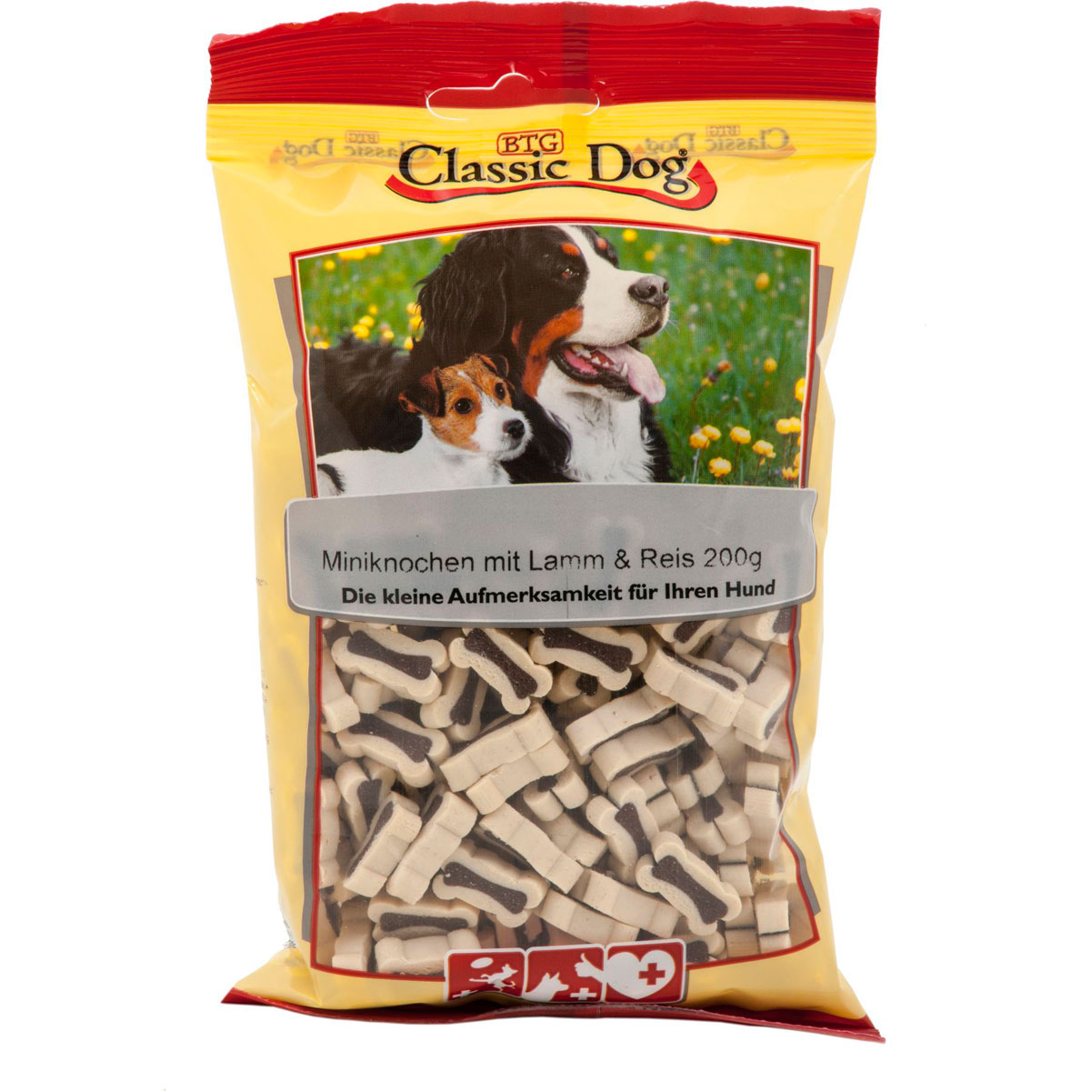 Classic Dog Snack Miniknochen mit Lamm und Reis 200g