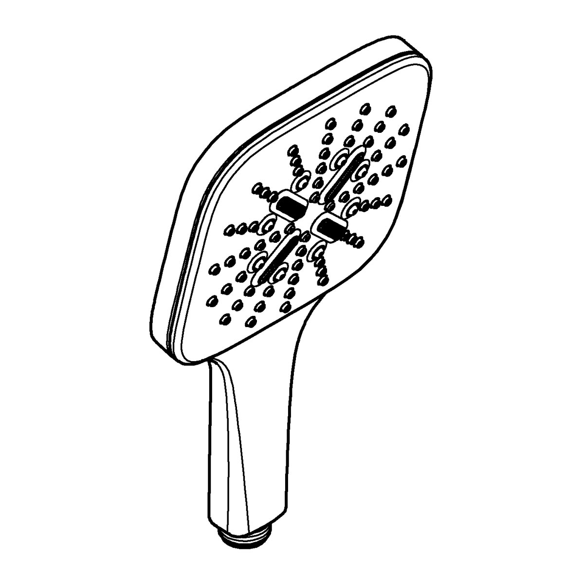 Grohe Handbrause Vitalio SmartActive 130 Cube 3 Strahlarten Bild 5