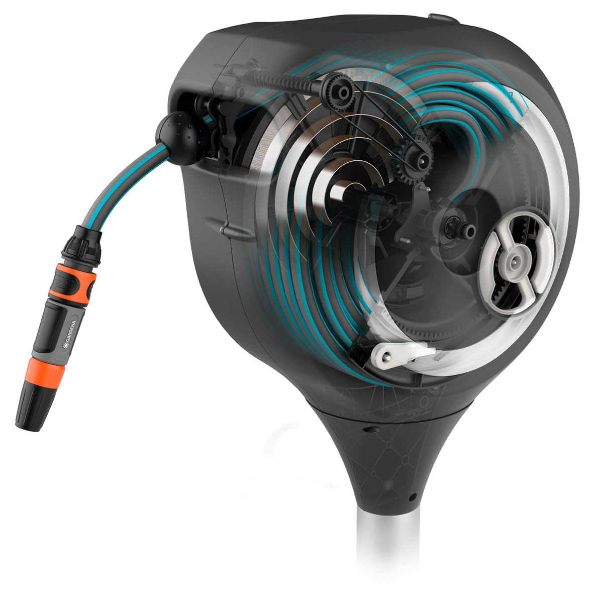 Gardena  Gartenschlauchbox RollUp S 15m weiß Bild 5