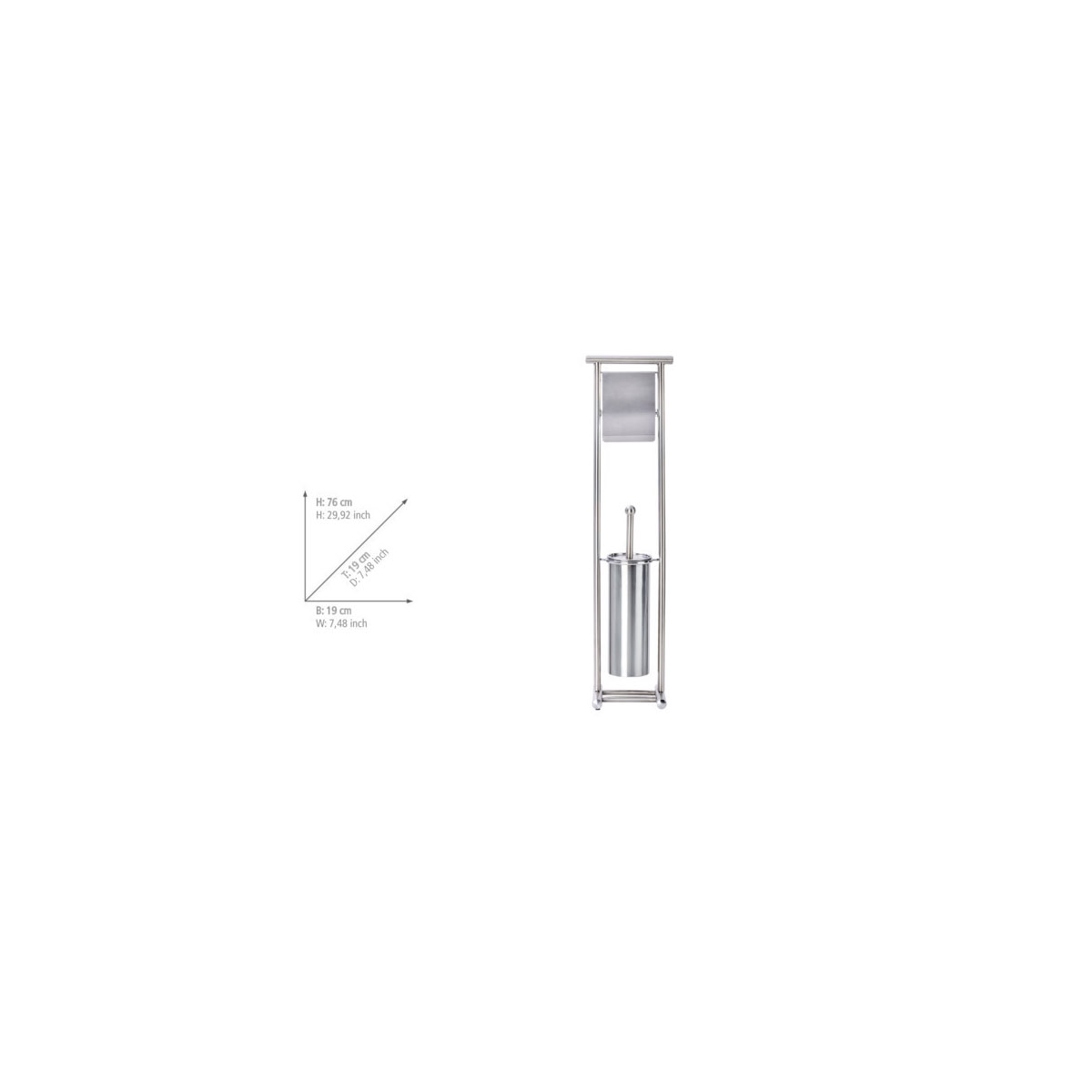 Wenko Stand WC-Garnitur Lioni Bild 3