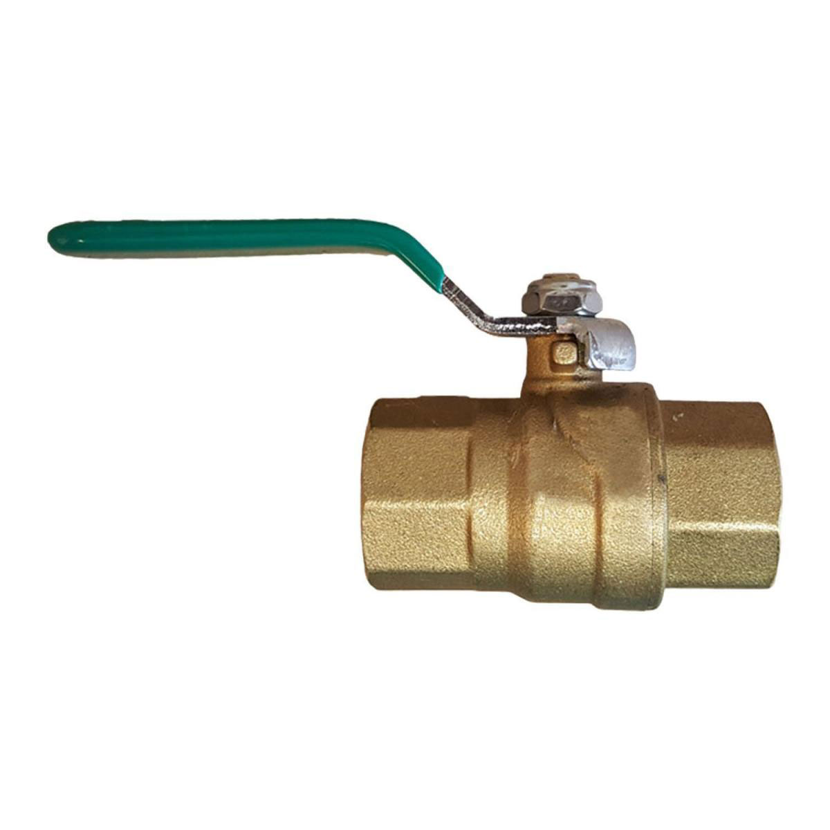 Kugelhahn 1 1/4" Messing vernickelt