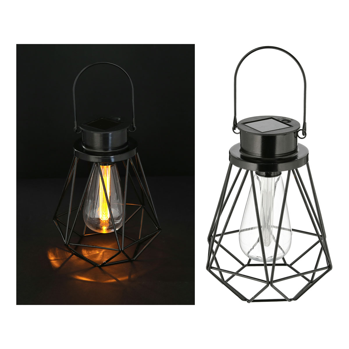 Flector Garten LED-Solar-Laterne 18 cm schwarz Flector Garten LED-Solar-Laterne 18 cm schwarz