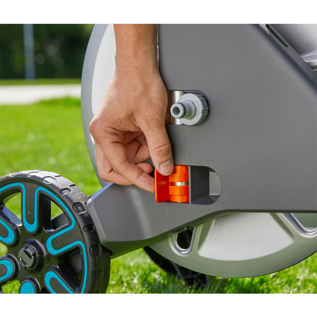 Gardena  Schlauchwagen AquaRoll M Metall Bild 6