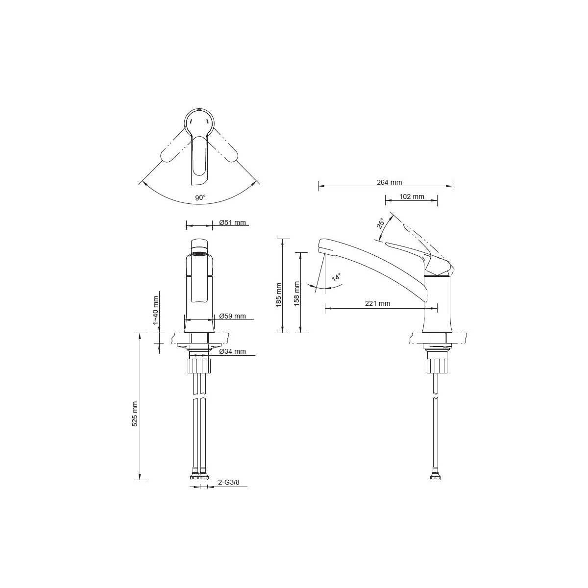 Lenz  Küchenarmatur KIRA chrom Bild 4