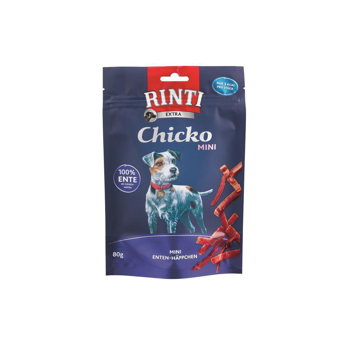 Rinti  Snack Chicko Mini Ente 80 g Bild 2