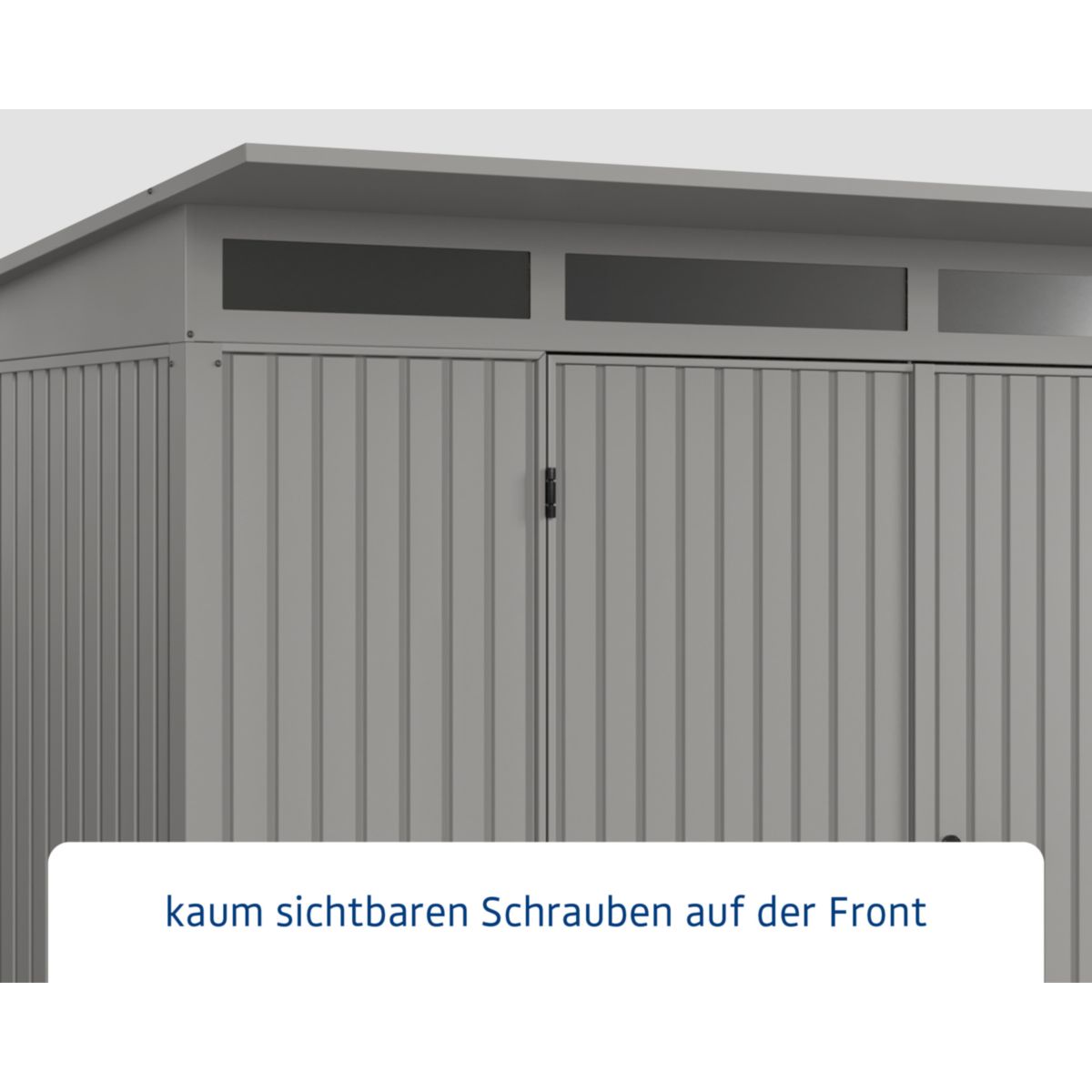 EcoStar  Gerätehaus Trend-PTyp 3RAL9007 2 flg Bild 4