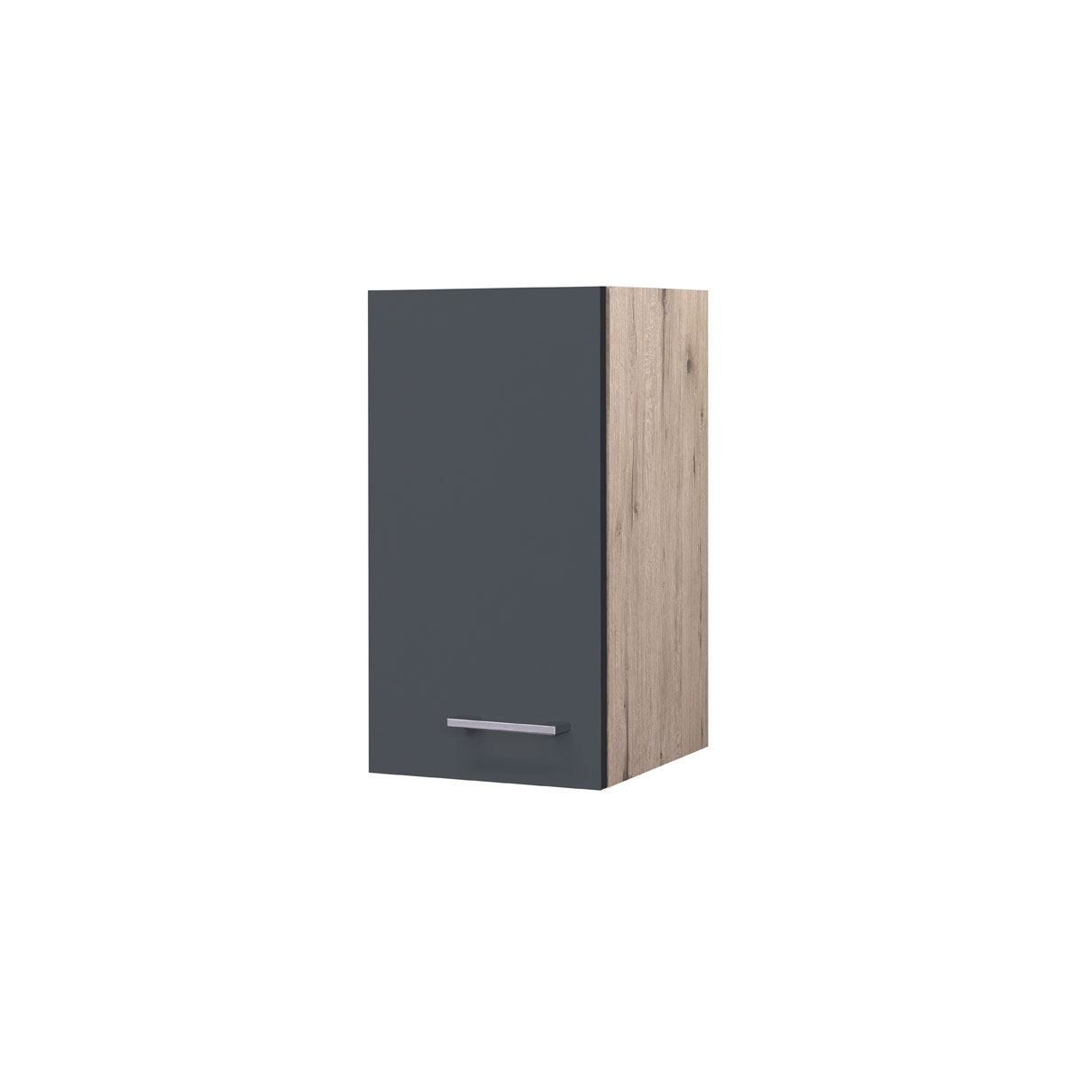 Flex-Well Küchenoberschrank „Tiago“, 30x54,8x32 cm, basaltgrau/San Remo Eiche