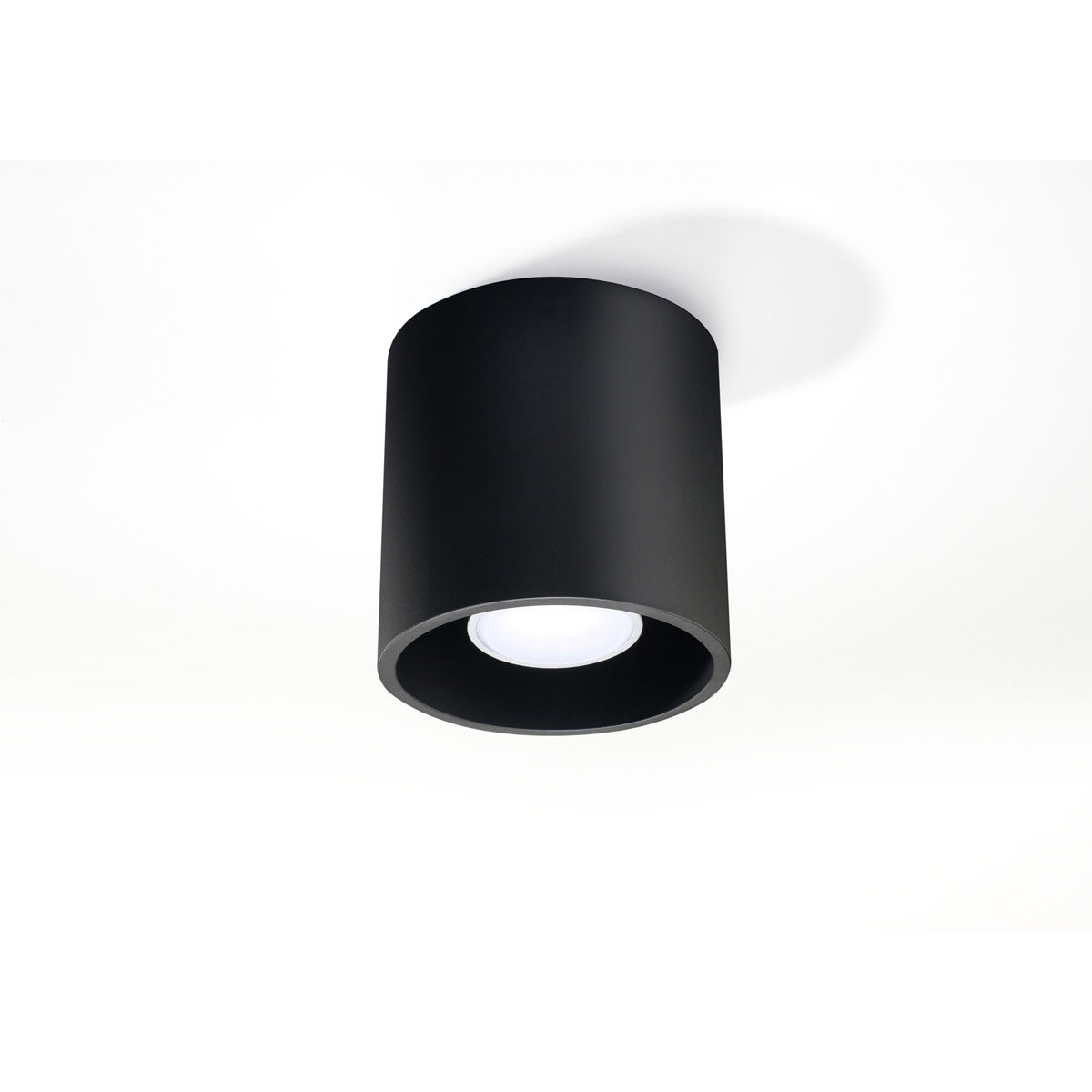 Sollux Lighting Deckenleuchte Orbis Metall schwarz | schwarz | Metall |  K000049422