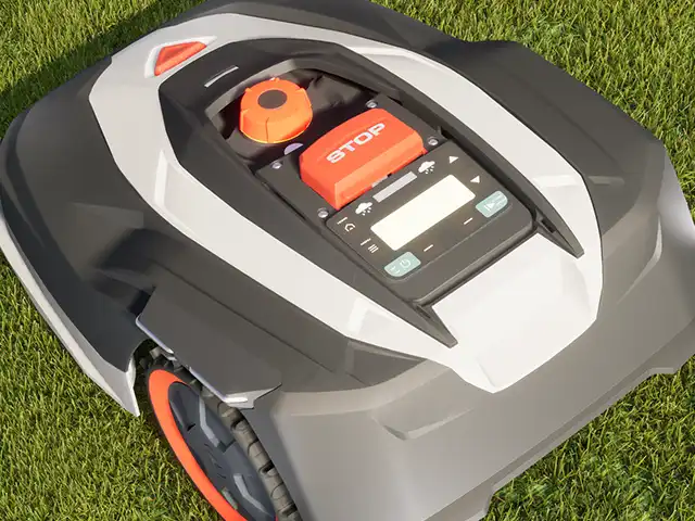 Mähroboter von oben