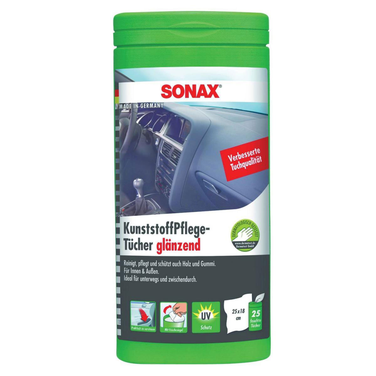 Sonax Tücher-Box Kunststoffpflege 25 Stück Sonax Tücher-Box Kunststoffpflege 25 Stück
