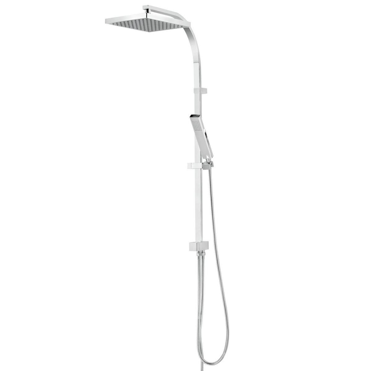 Schulte DuschMaster Rain II Square mit Umsteller Kopfbrause eckig chrom Bild 1