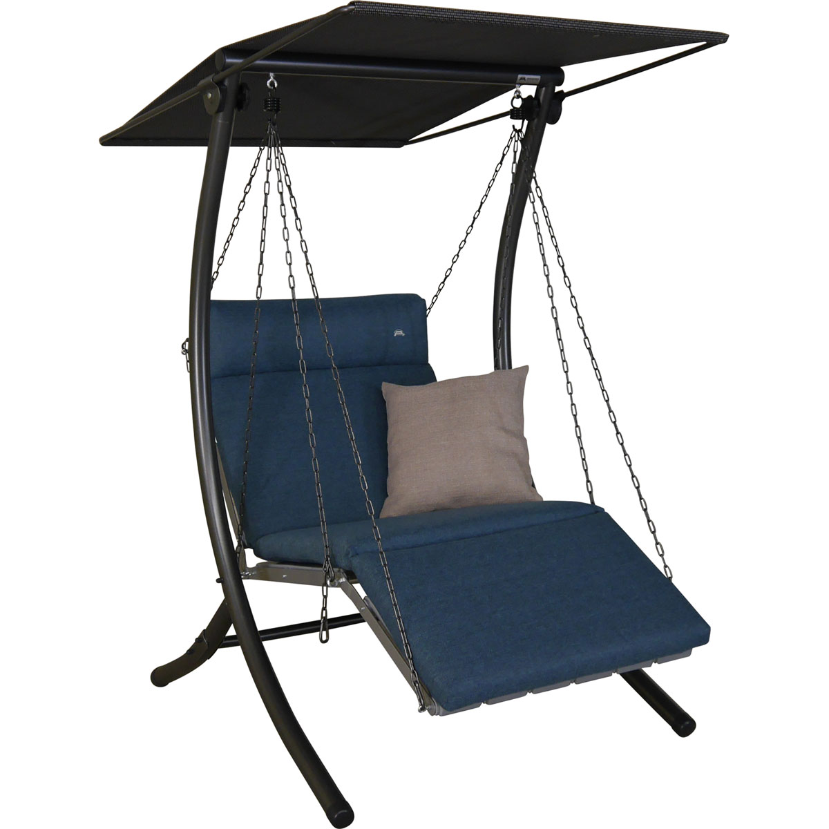 Angerer Freizeitmöbel GmbH Hollywoodschaukel 1-Sitzer Luxus Smart denim