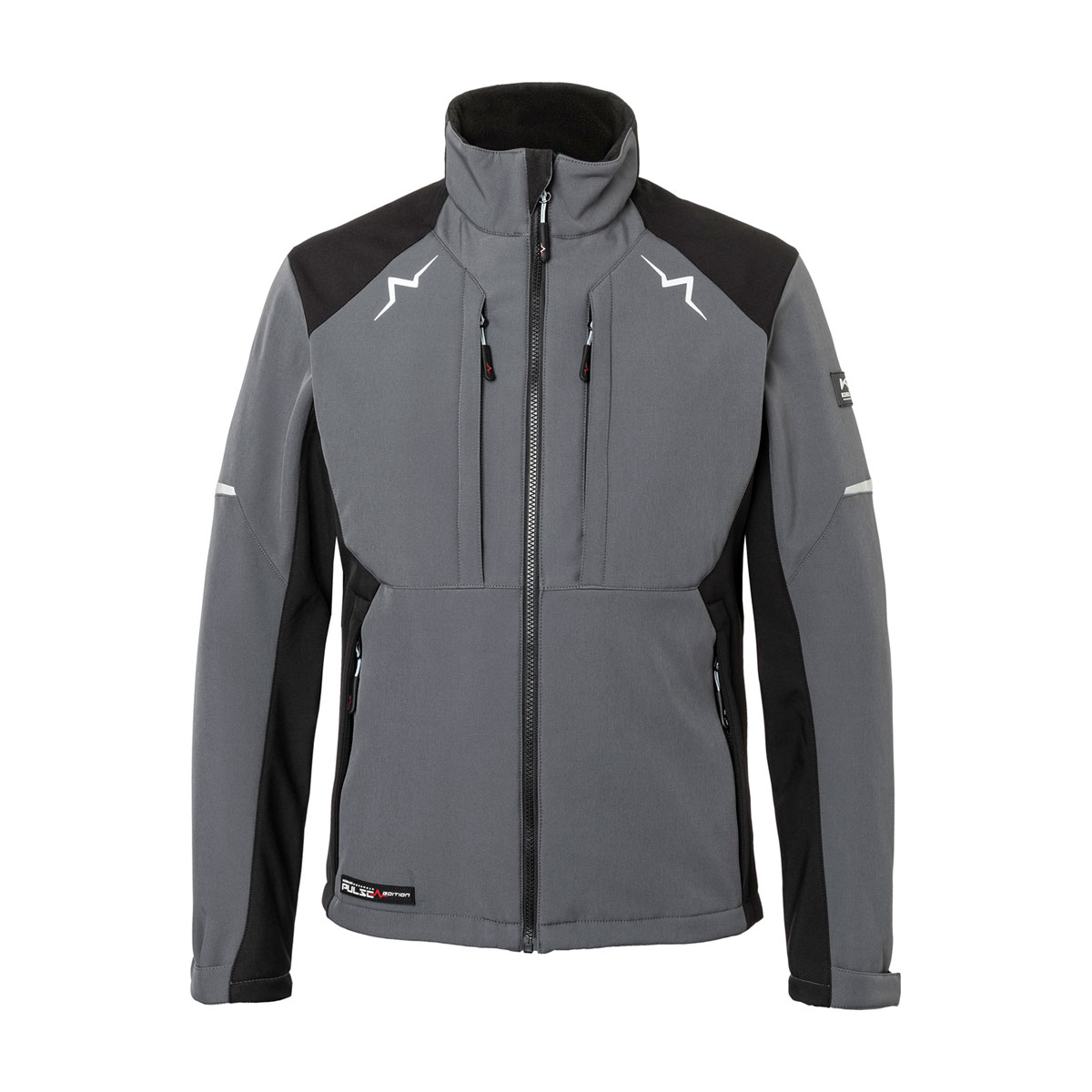 Kübler Softshell Jacke PULSE Herren anthrazit/schwarz Größe L