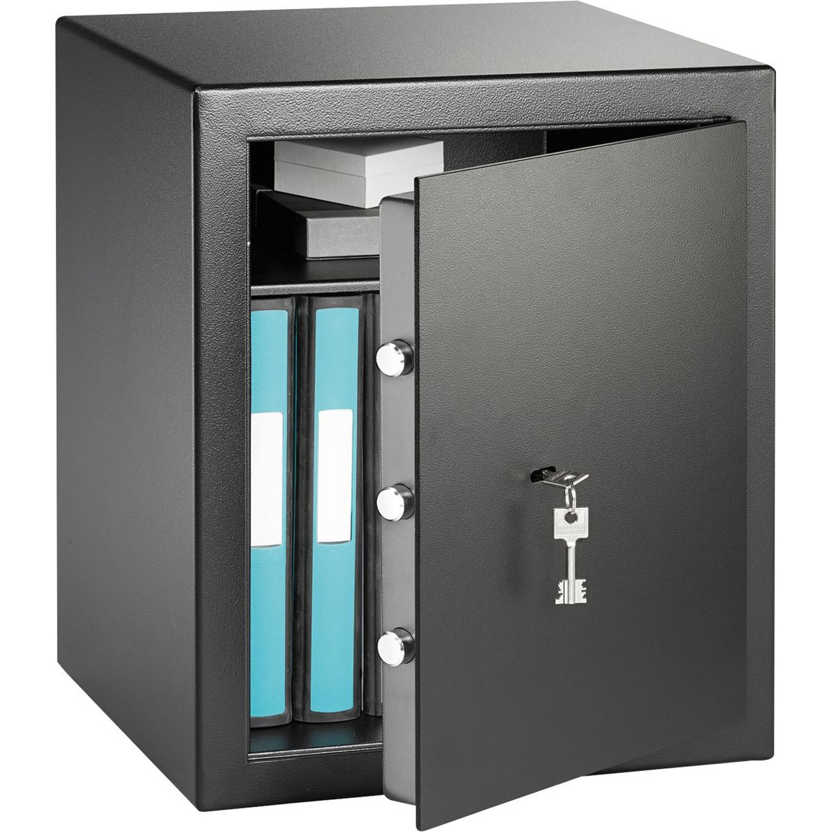 Burg Wächter Möbeltresor Home-Safe H 240 S 43,5 x 52,8 x 38,2 schwarz Bild 2