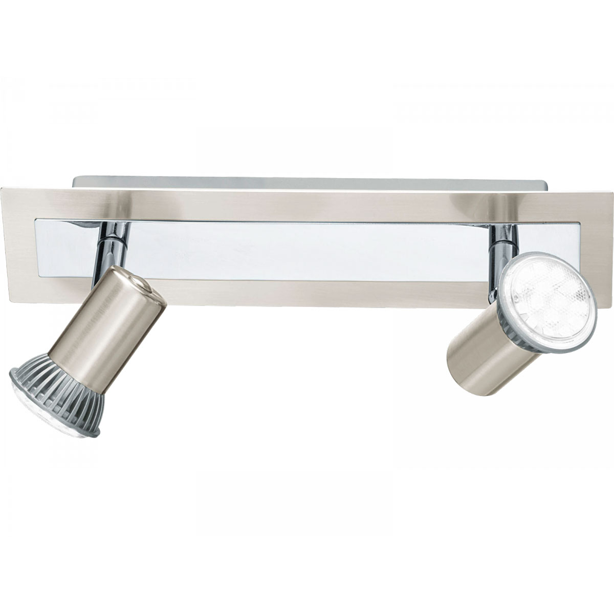 Eglo LED-Spotserie Rottelo 2 Spots silber