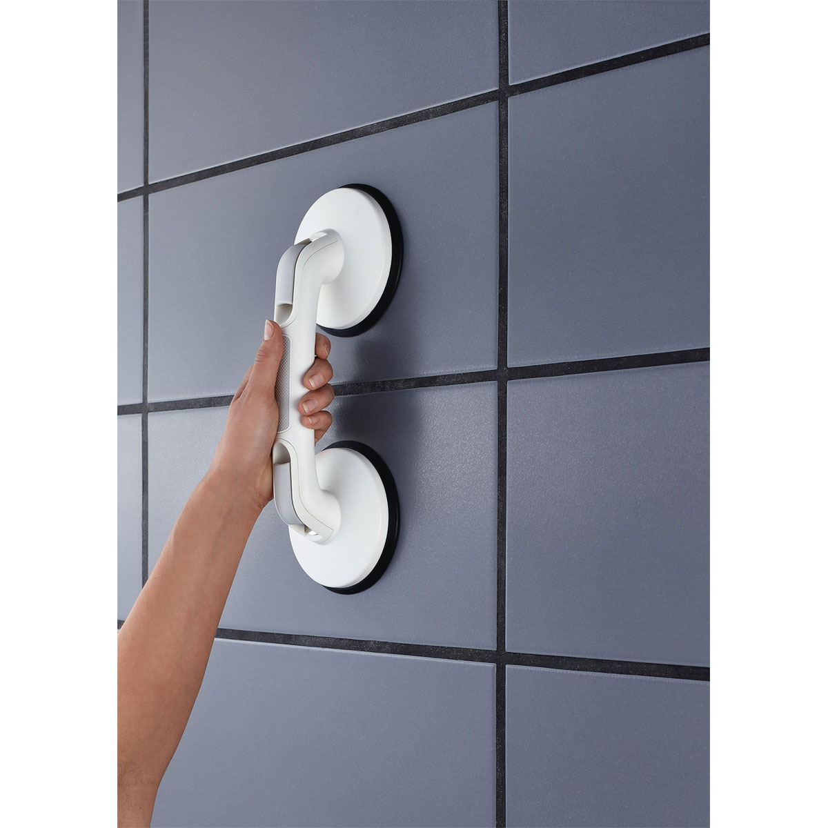 Ridder  Reisesauggriff mit 2 Saugern Premium 33 cm weiß Bild 2