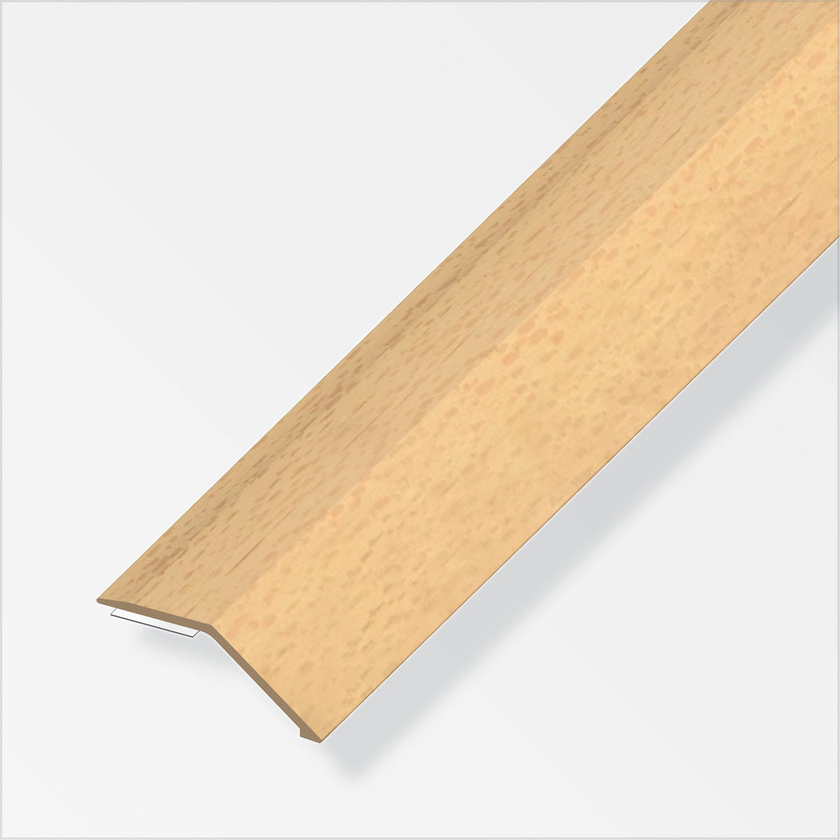 Alfer Niveauausgleichsprofil 8 mm 1m PVC selbstklebend buche Bild 1