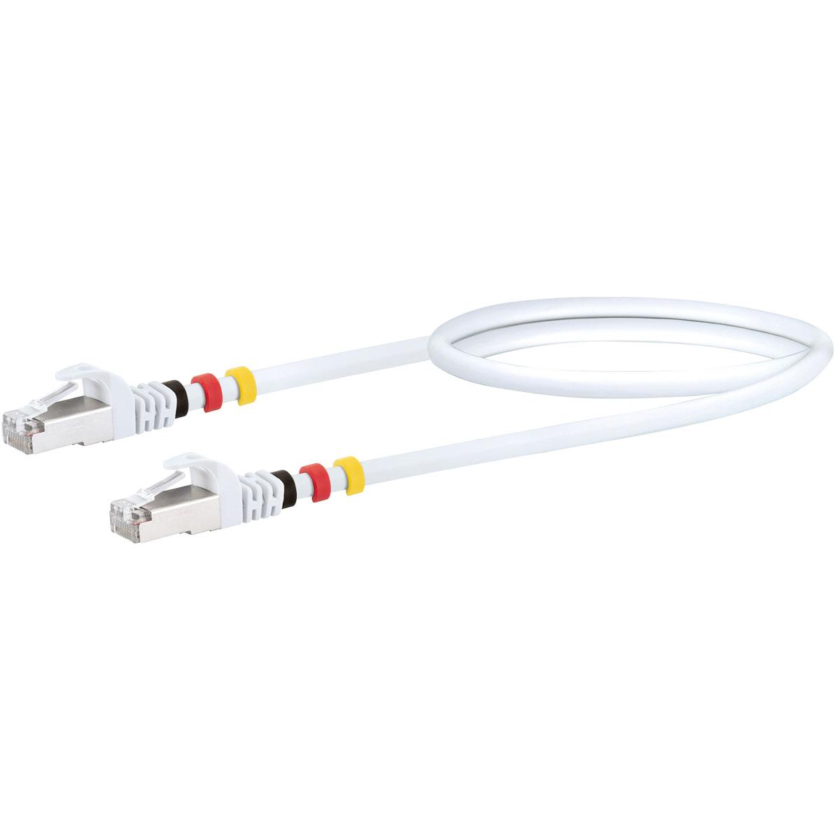 Schwaiger  Netzwerkkabel CAT7 0,5 m weiß Bild 3