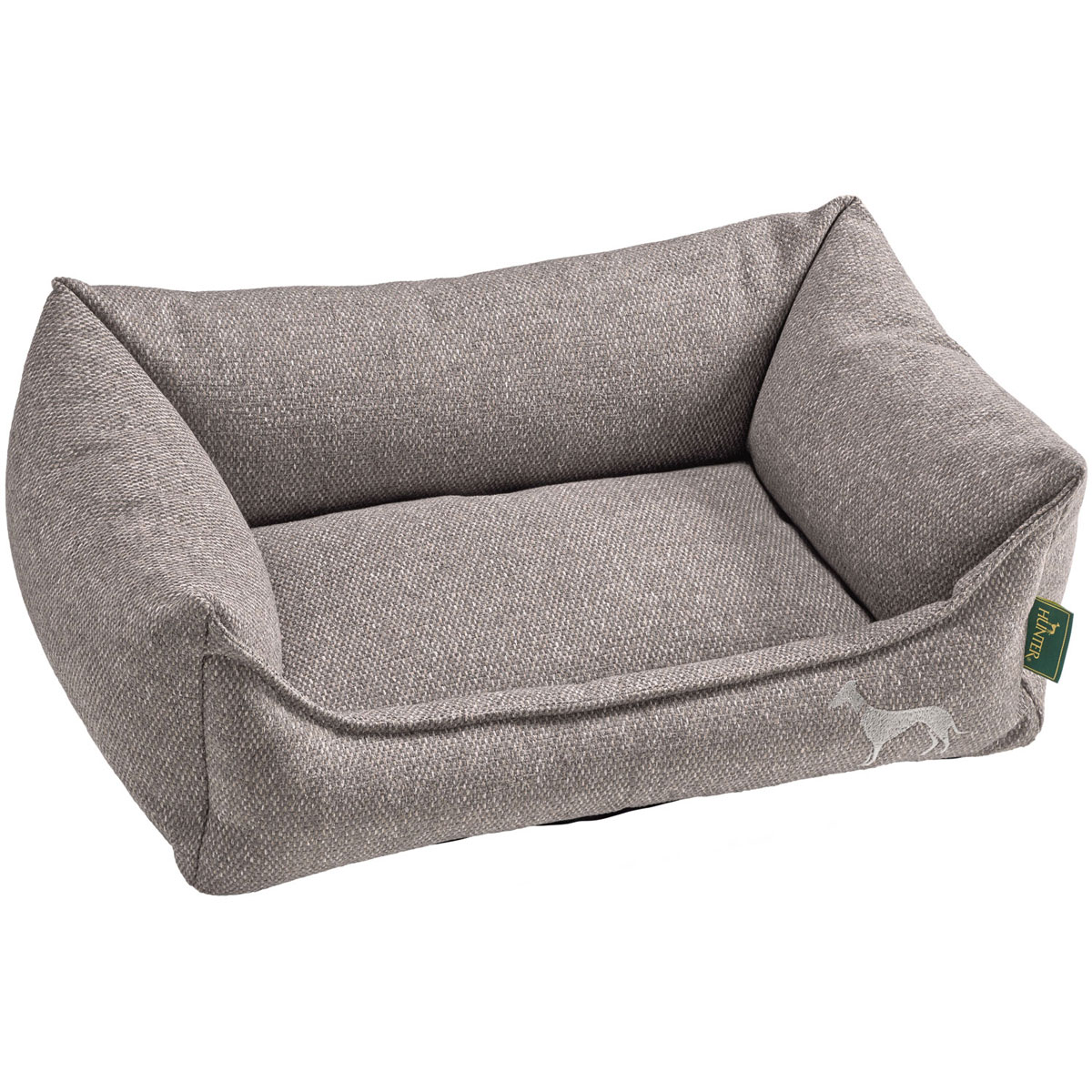 Hunter Hundesofa Prag grau 90 x 70 cm