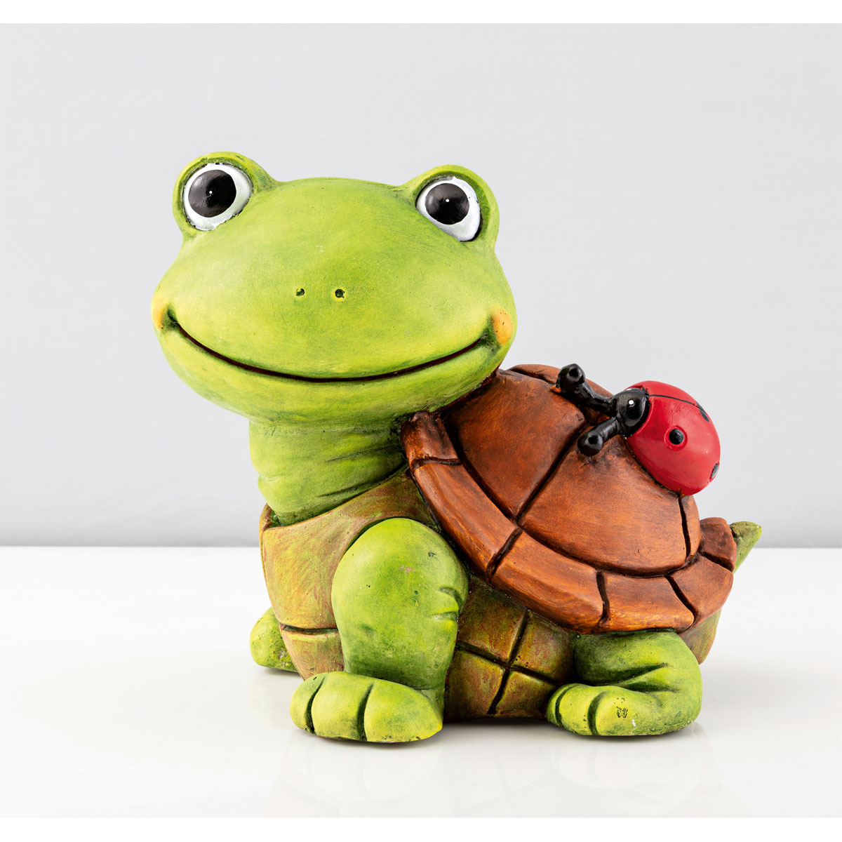 Haveson Schildkröte mit Marienkäfer 36,5 x 29,5 x 32,5 cm Bild 1