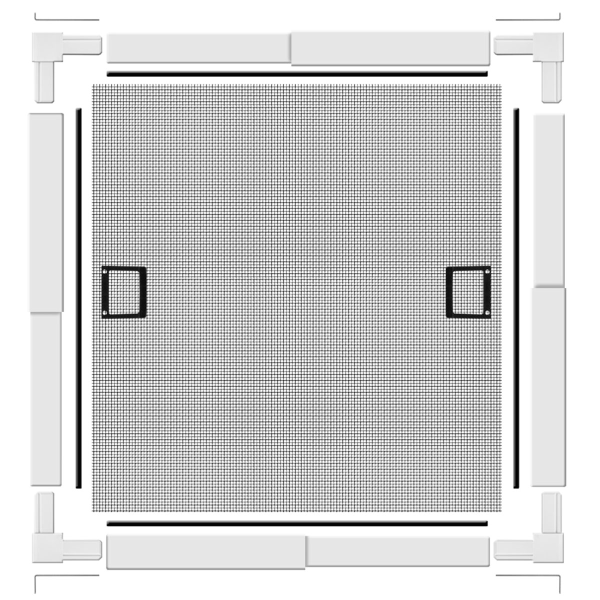 Schellenberg  Insektenschutz-Fenster Telescope 140 x 150 cm weiß Bild 6