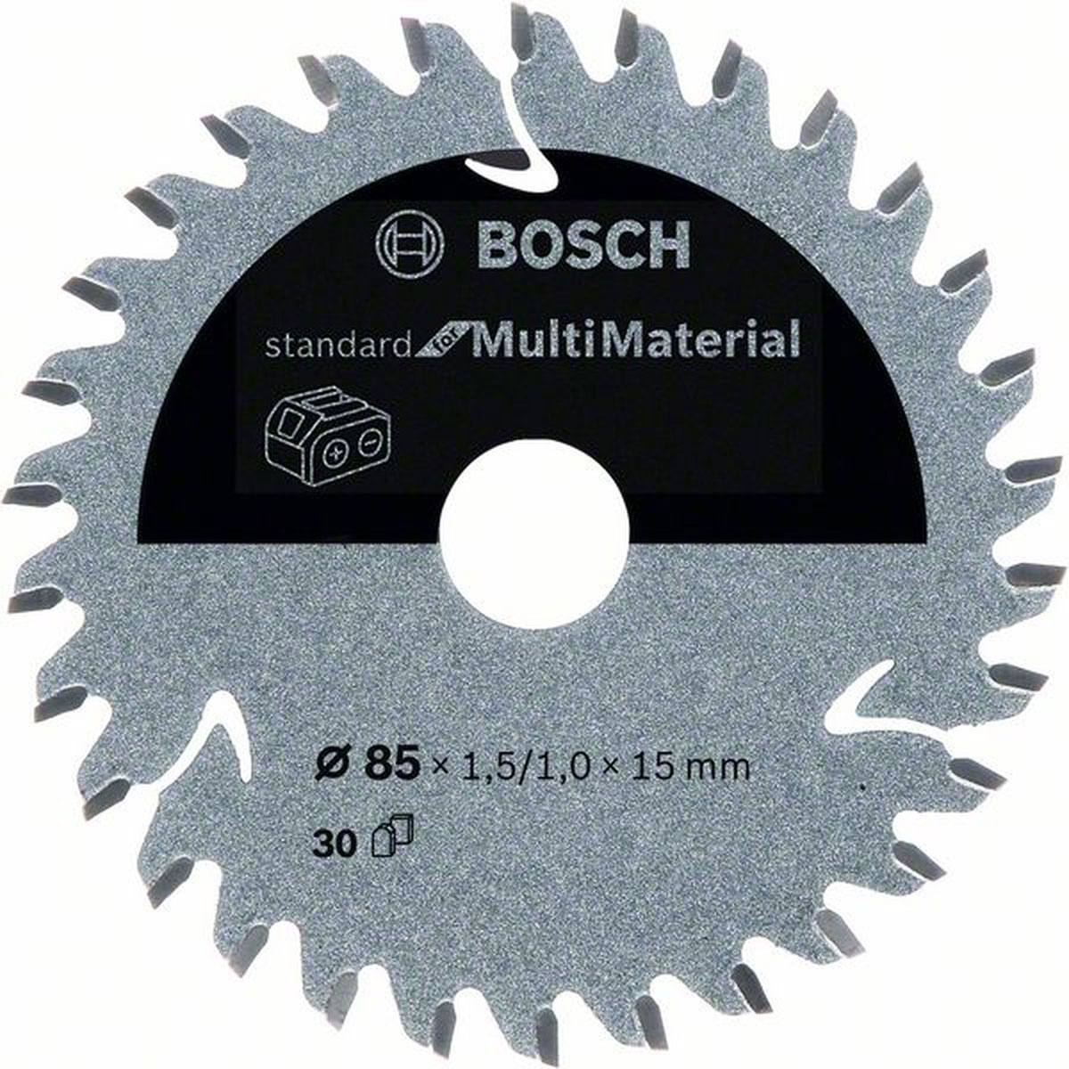 Bosch Kreissägeblatt div Materialien 85 mm 30 Zähne Bild 2