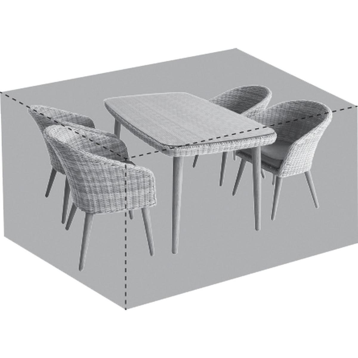 Haveson Schutzhülle für Sitzgruppen grau rechteckig