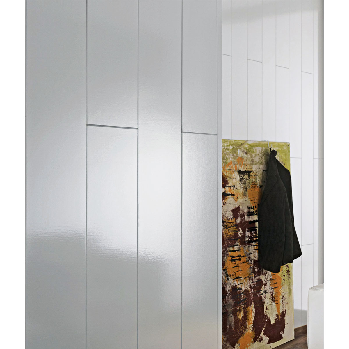 Specht Vinylboden  Paneel Ambiente weiß hochglänzend 130 x 20,2 x 0,1 cm Bild 2