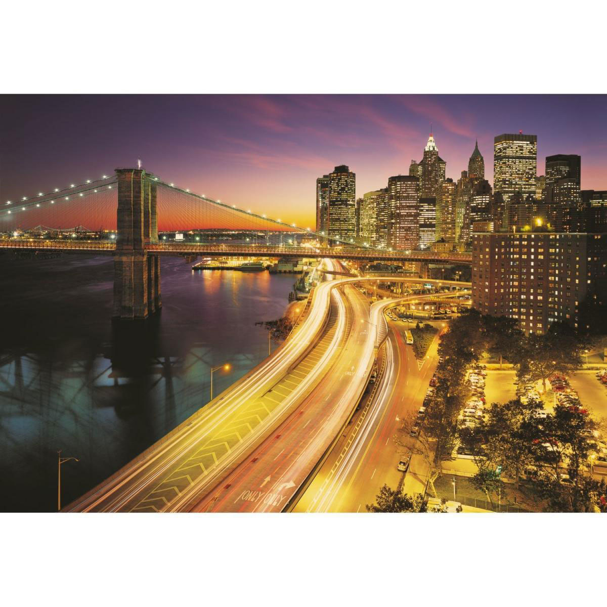 Komar Papier-Fototapete NYC Lights 8-teilig 368 x 254 cm
