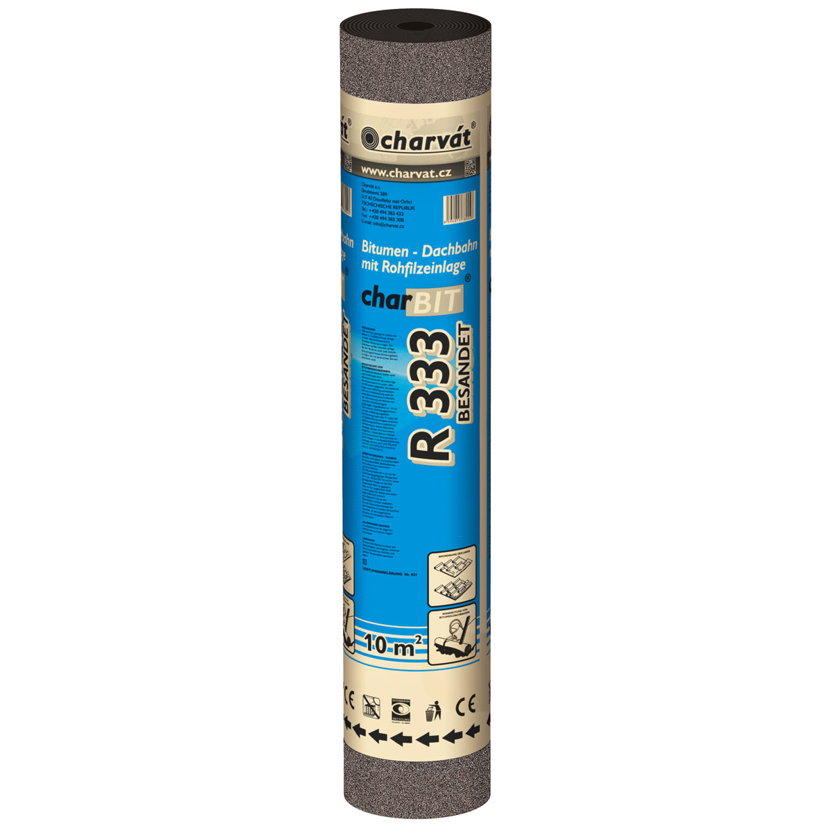 Dachpappe charBIT R333 besandet 10 m