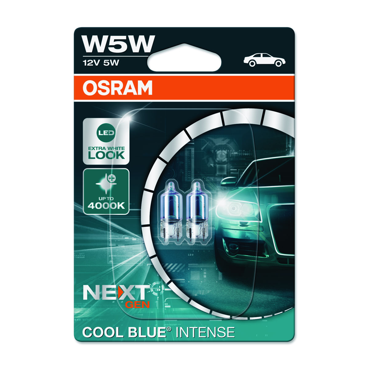 Osram  Lampe Cool Blue Intense Next Gen W5W 2er Set Osram  Lampe Cool Blue Intense Next Gen W5W 2er Set