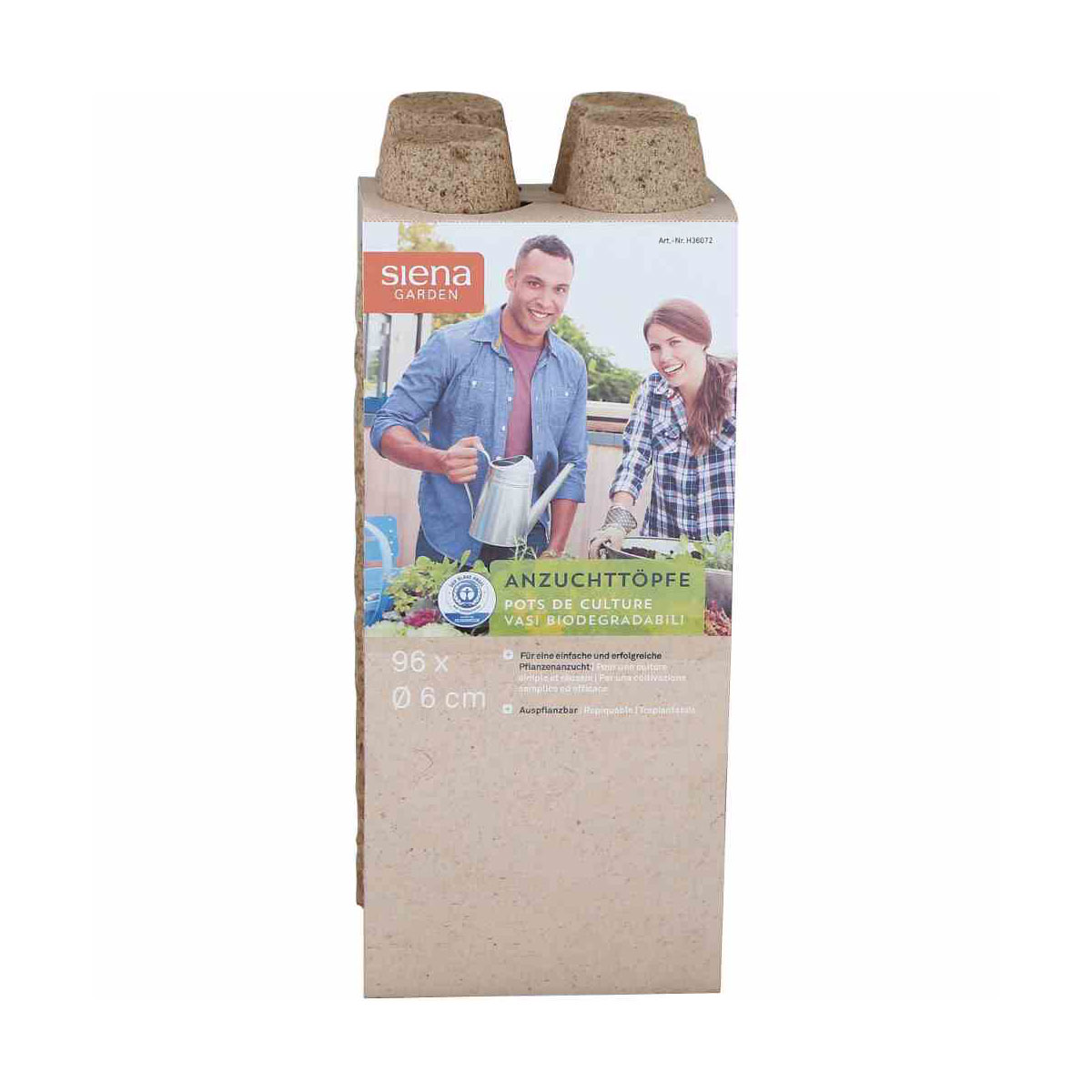 Siena Garden Anzuchttopf 6 cm rund