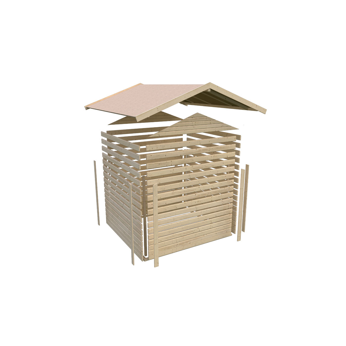 Karibu BBH Amberg 2 terragrau Bild 9