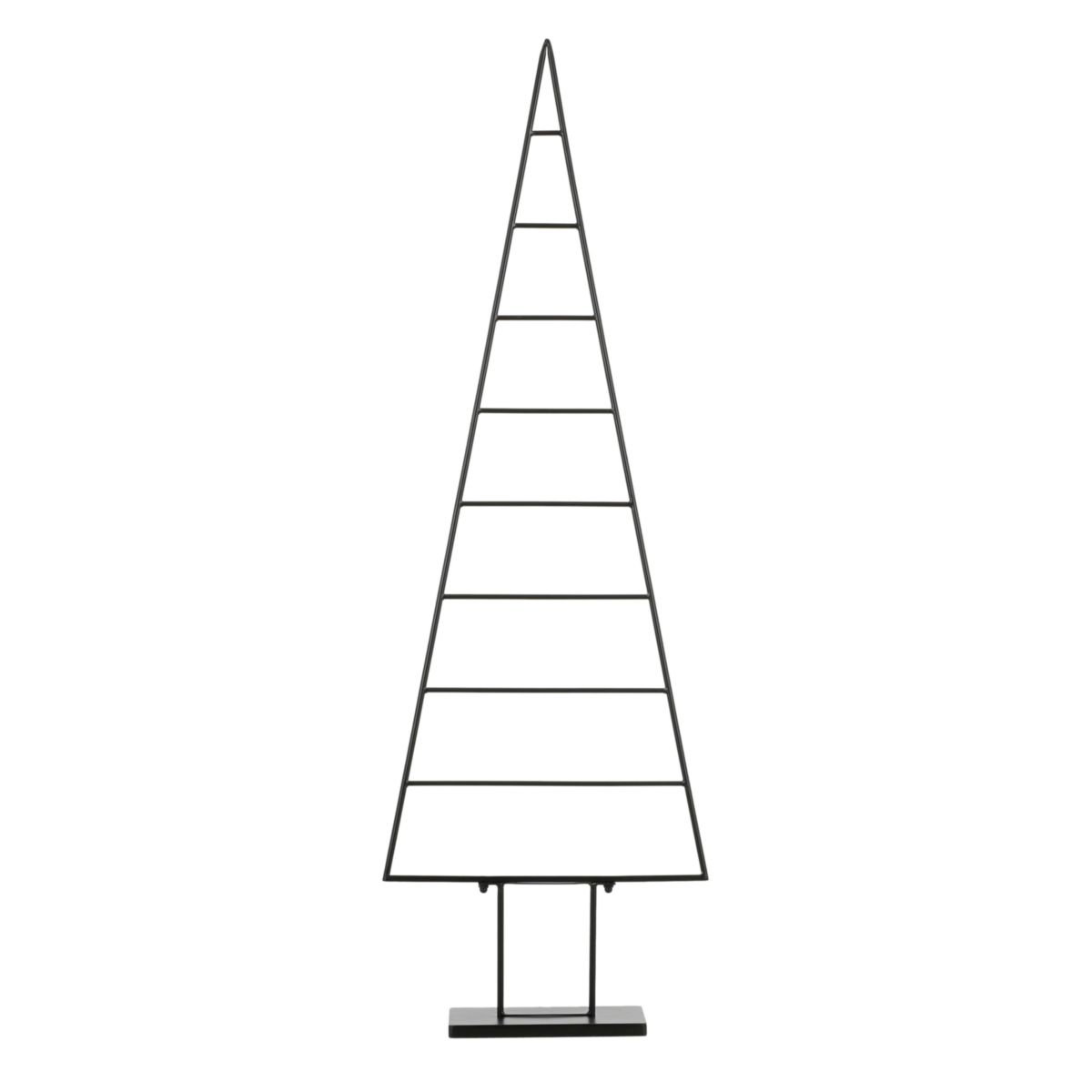 Dekoration Baum schwarz 50x15x152 cm