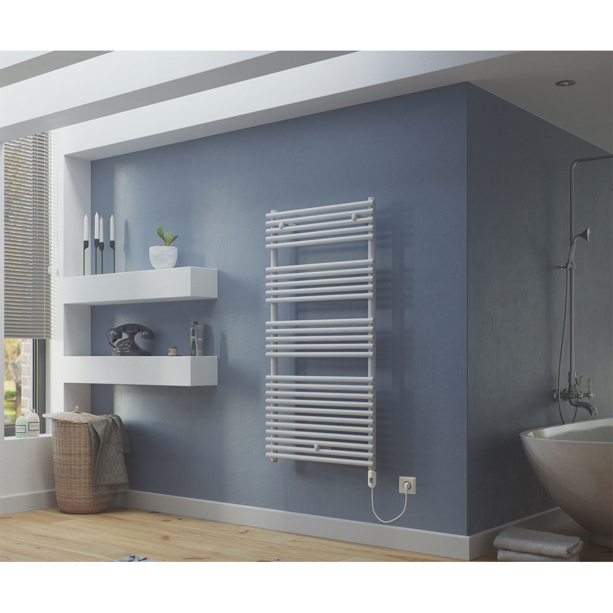 Ximax  Elektrischer Handtuchwärmer Tec 1719 x 580 mm 900 Watt Typ 2 Weiß