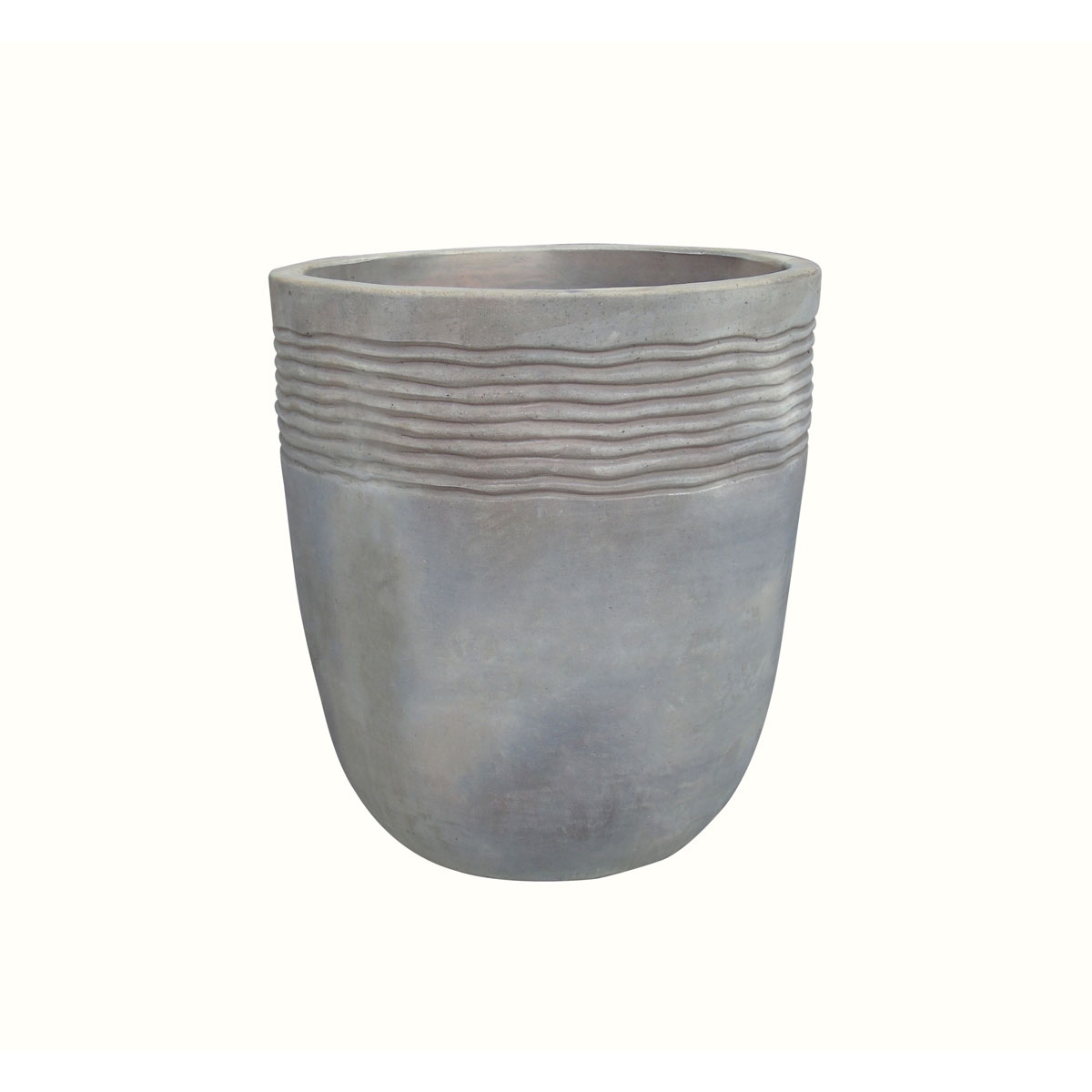 Haveson Pflanztopf Rille M Durchmesser 31 x 36 cm Chocolate